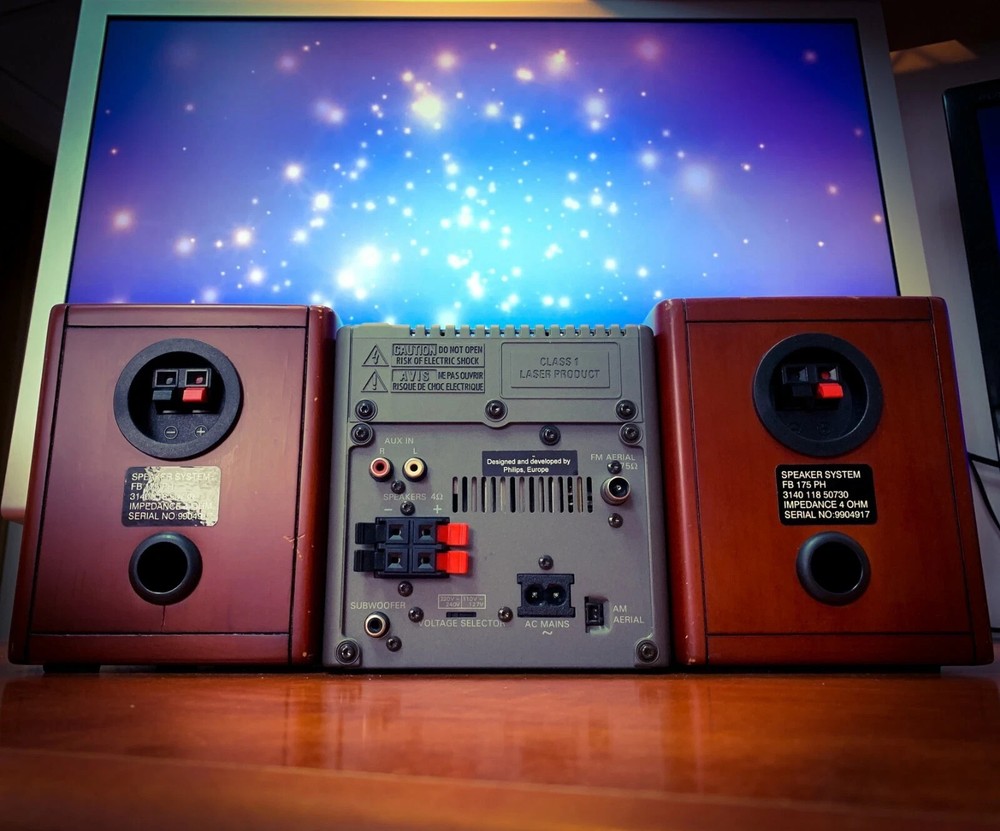 PHILIPS MC175 🌈RaRe🌈 Vintage Mini Stereo System