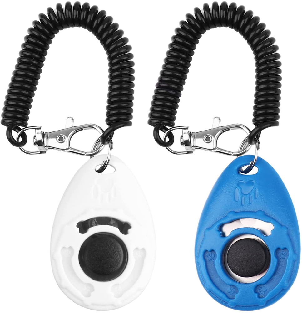Dog Training Clicker with Wrist Strap - Durable Lightweight Easy to Use