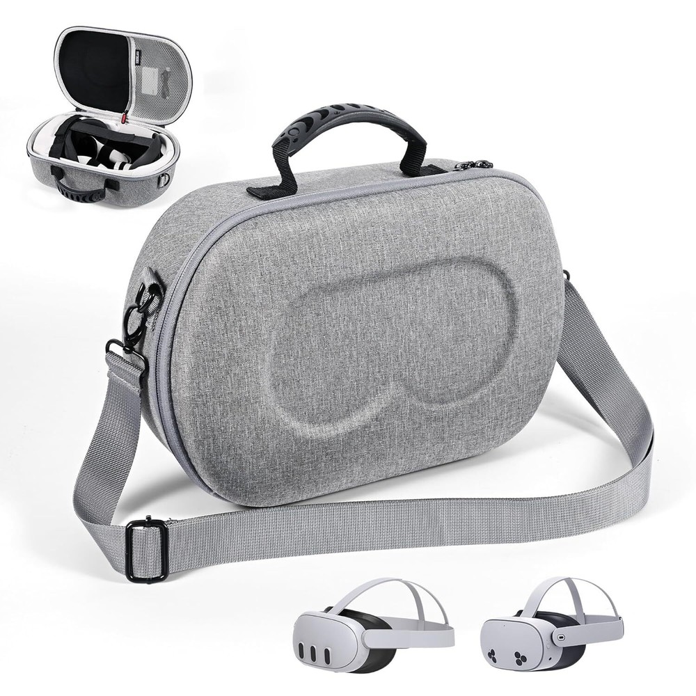 Waterproof Case Storage Bag For Meta Quest 3S With Shoulder Strap Lens Protector