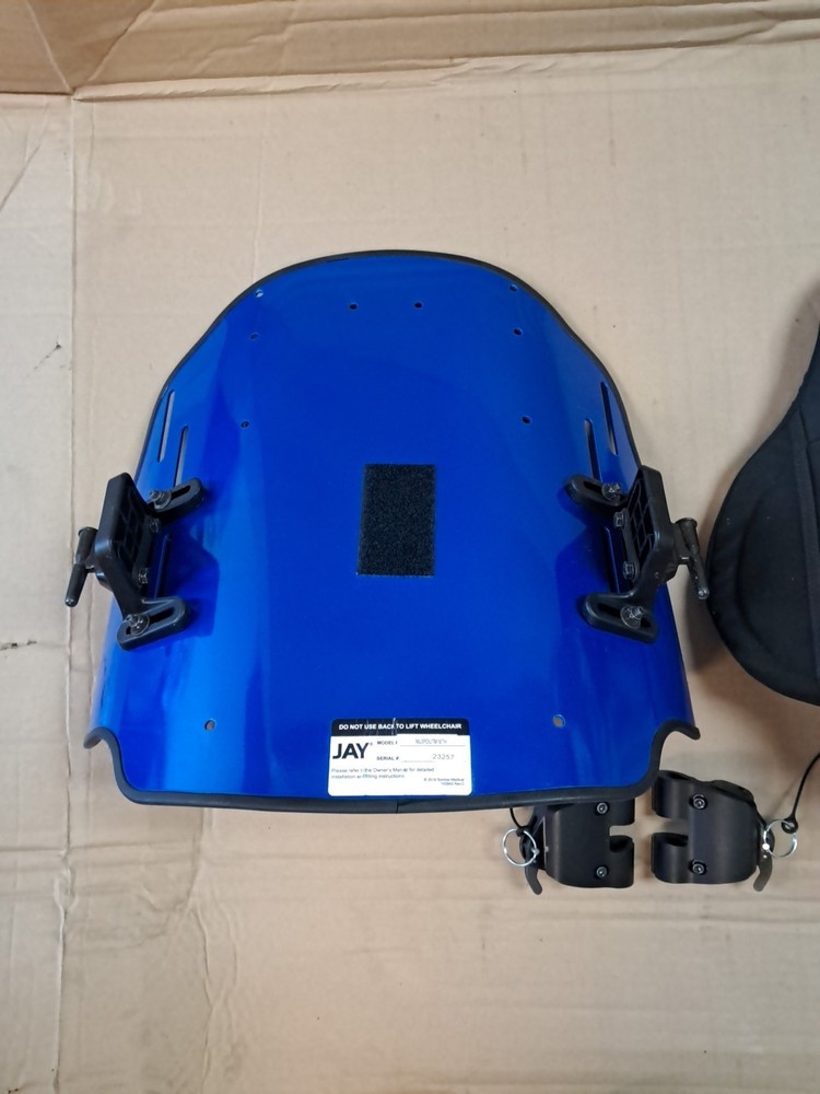 Sunrise Jay J3 Solid Wheelchair Back With Cushion & Quick Release Hardware