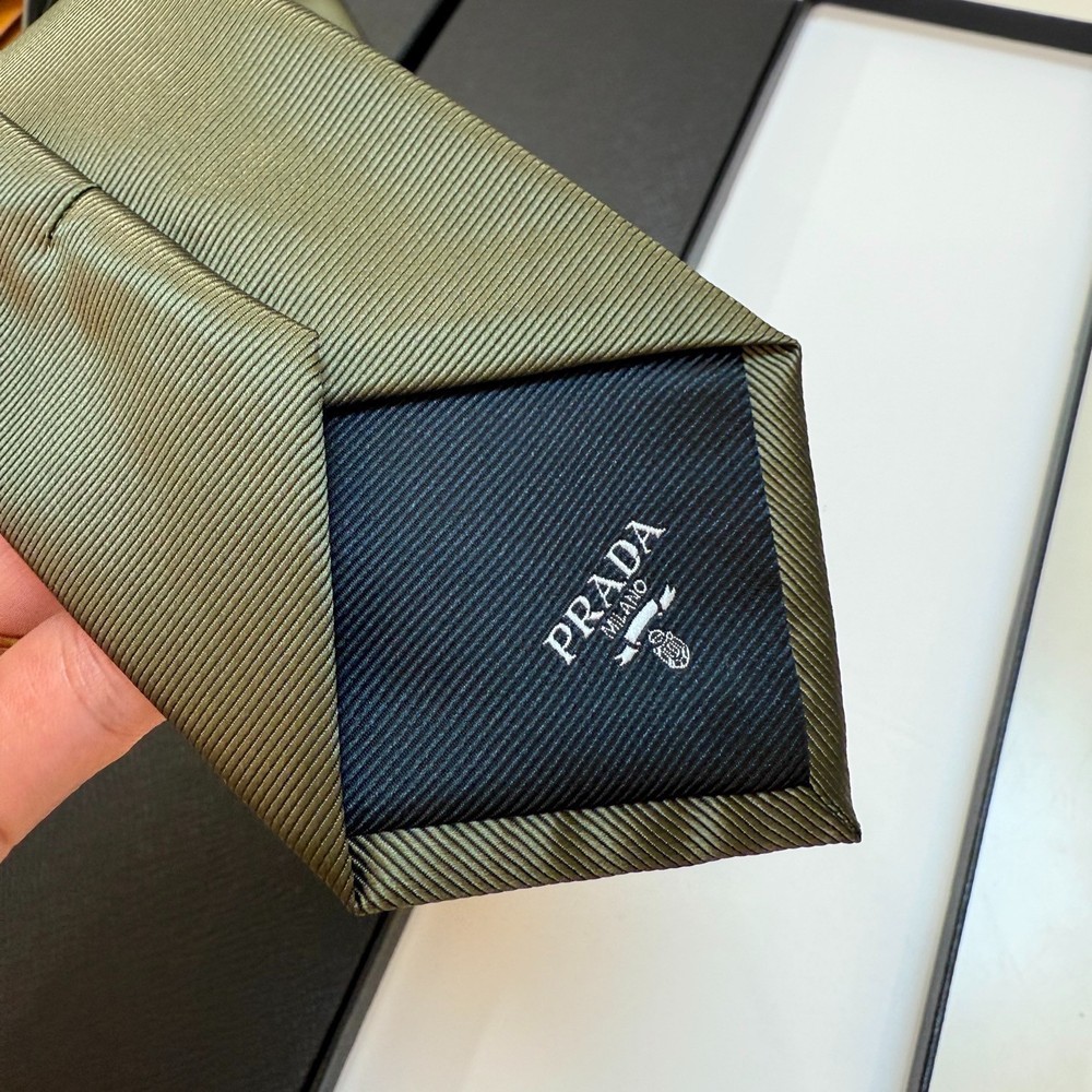 Prada logo tie