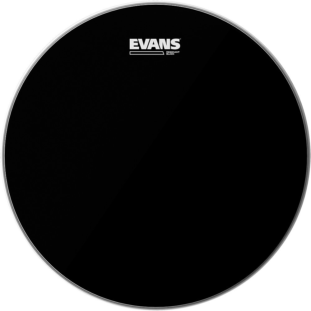Evans Resonant Black Tom Drumhead  16 in.