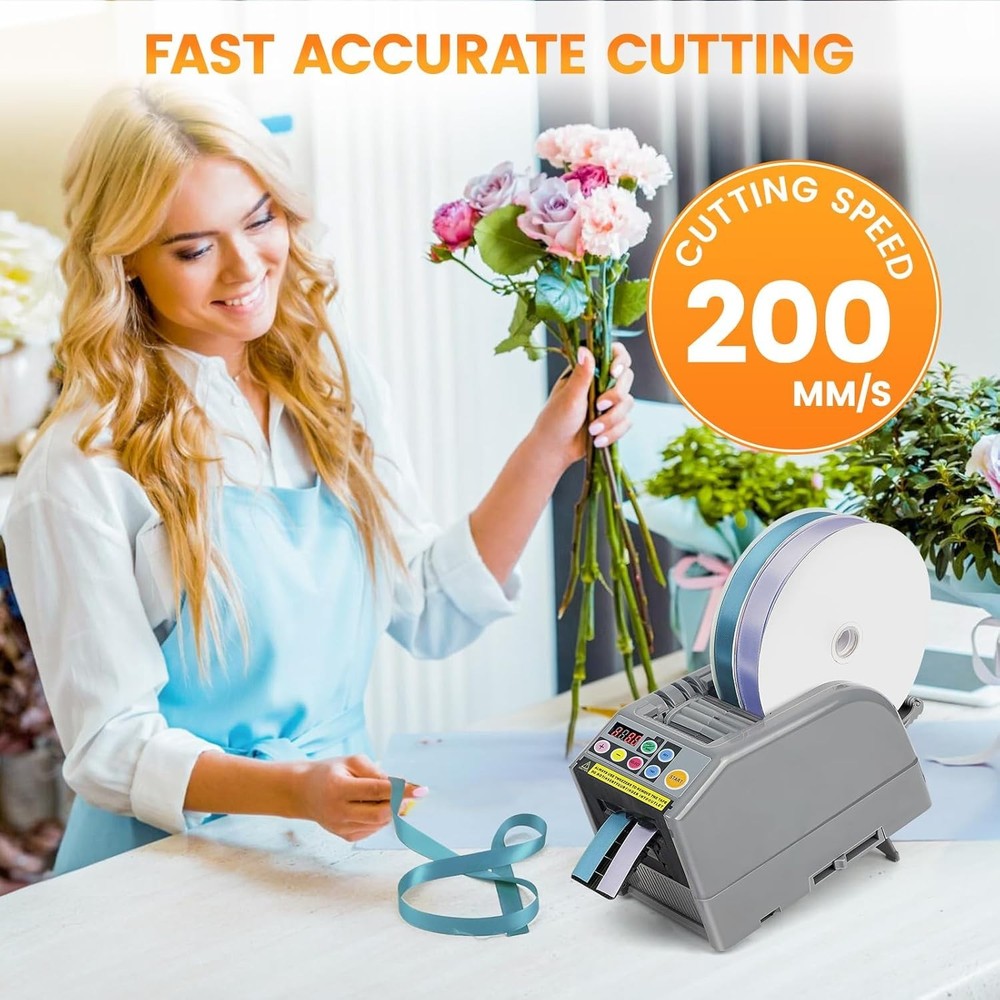 Portable Automatic Tape Cutter with Memory Settings - Enhance Packing Efficiency