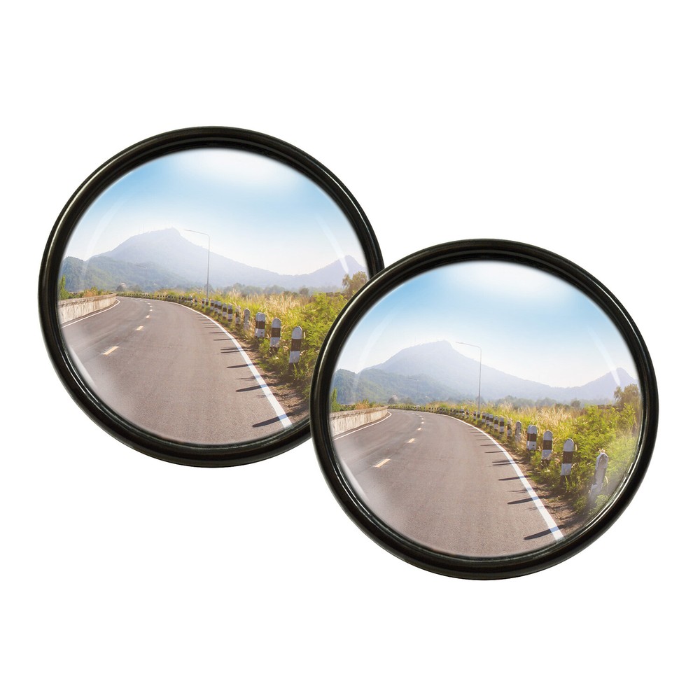 TrexNYC Blind Spot Mirror - Convex Mirror for a Larger Side View, 2 Packs
