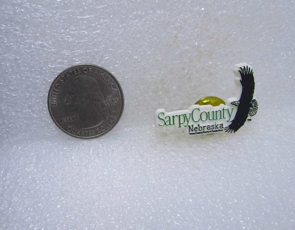 Sarpy County Nebraska Plastic Pin
