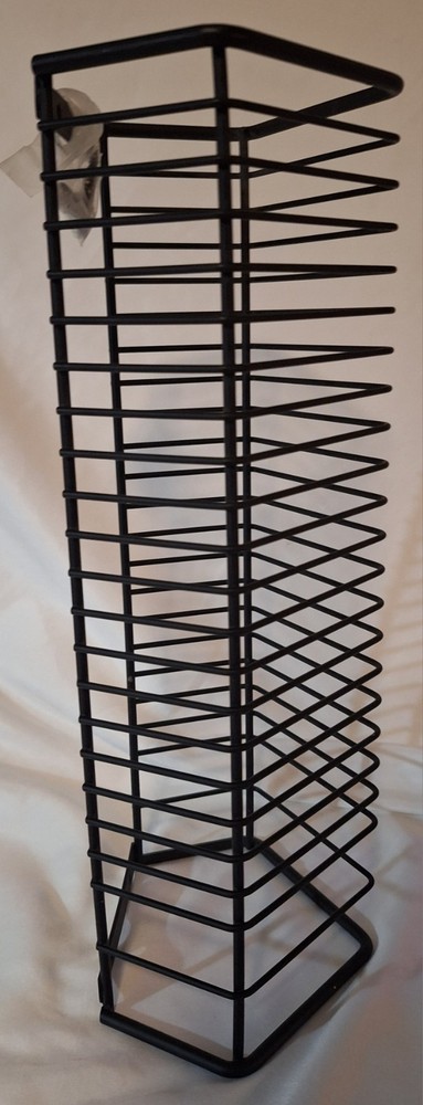 CD Storage Rack 22 Slot Metal