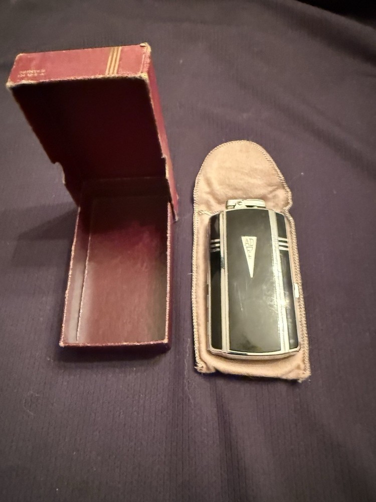 Rare Vintage Ronson Mastercase Lighter And Cigarette Case Combination