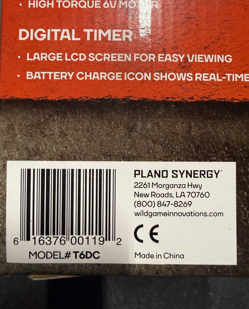 Wildgame Innovations 6V Game Feeder Kit Digital Power Control Unit