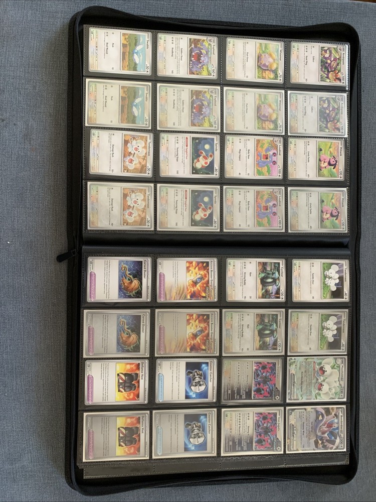 Pokemon Tcg Parodox Rift Partial Master Set NM With Binder
