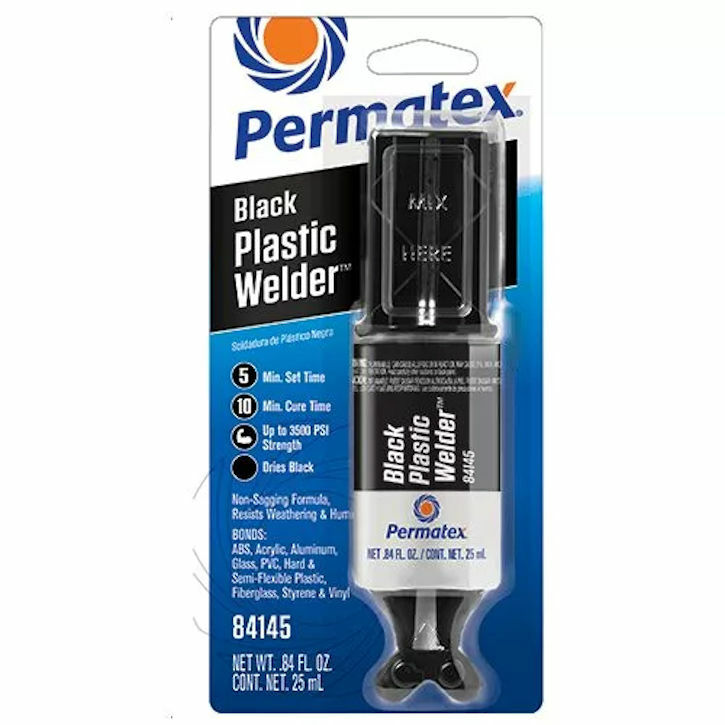 Permatex 84145 Black Plastic Welder .84Floz