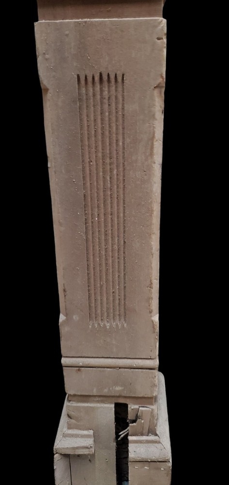 Carved Bullseye Newel Post GAM0264