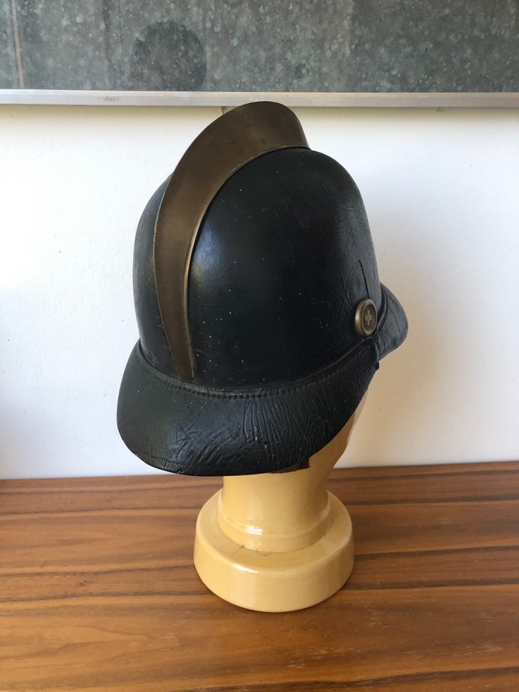 SWISS leather FIRE helmet 1900's
