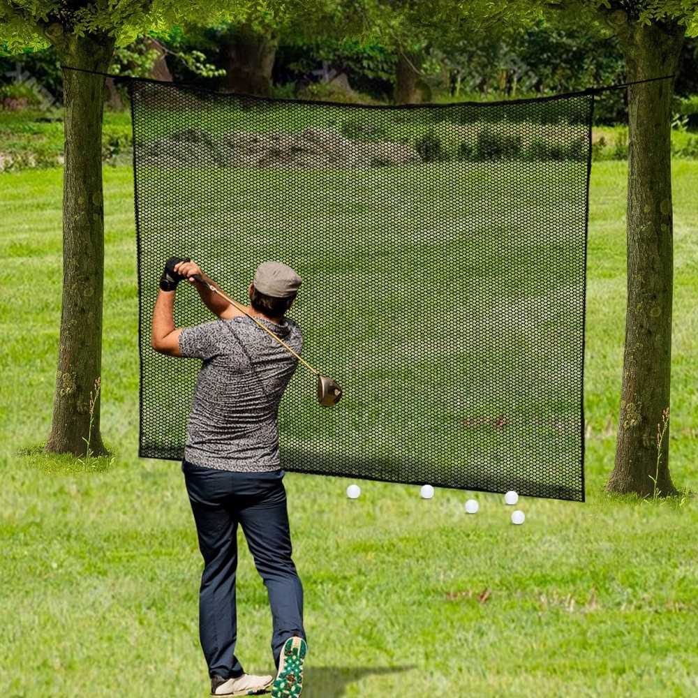 Golf Hitting Nets Heavy Duty Nylon Golf Netting for Garage Backyard Accessories