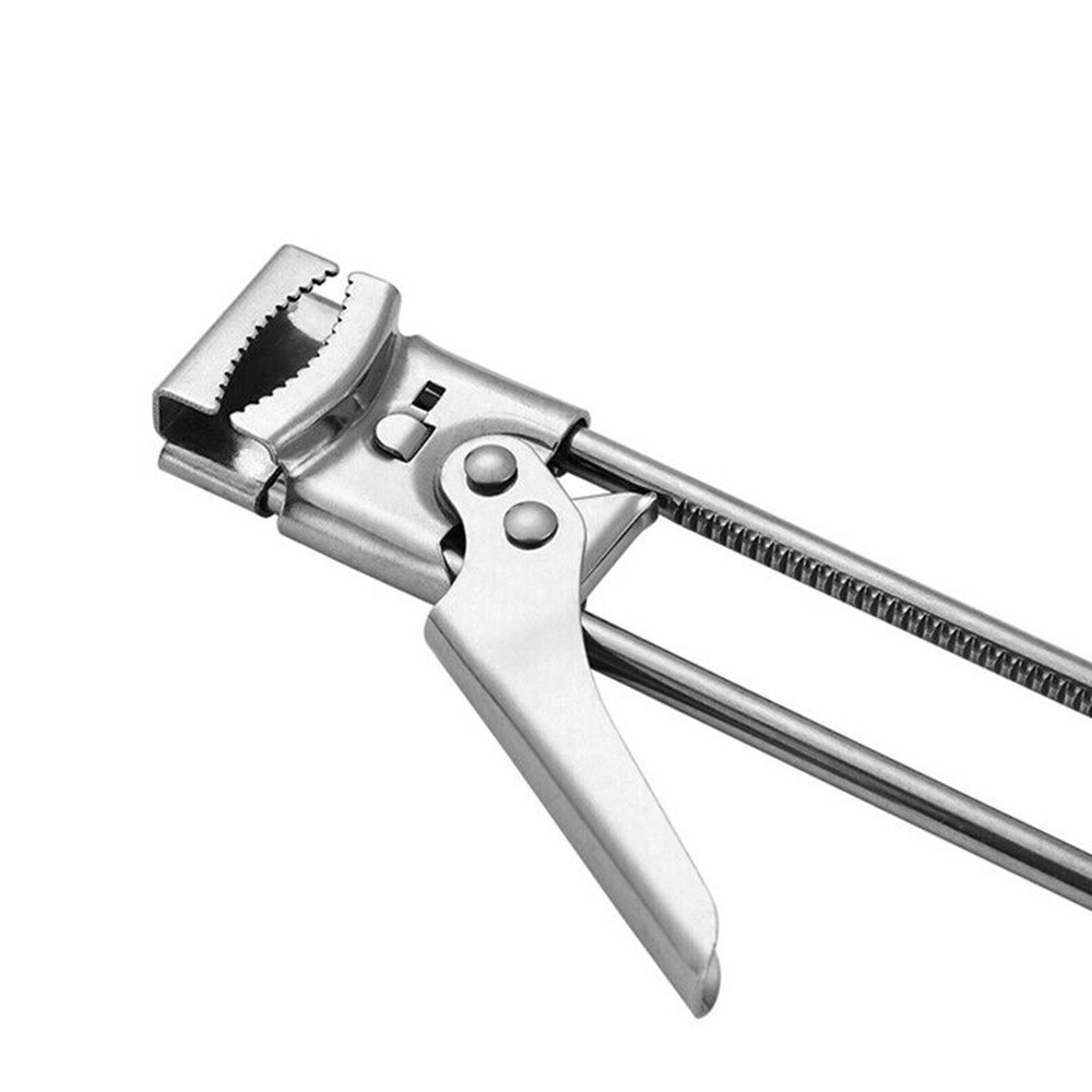 Stainless Steel Adjustable Can Opener Handle Tool Jar Bottle Lid Remover Tool M
