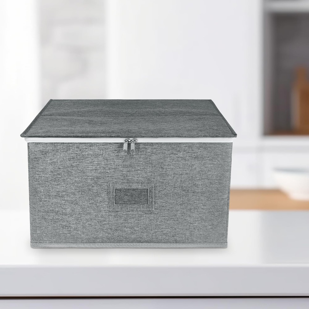 Wine Glass Storage for 12 Glasses - Stackable Stemware Organizer with Removab...