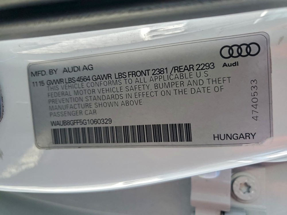 Console Front Floor Fits 15-20 AUDI A3 4983064