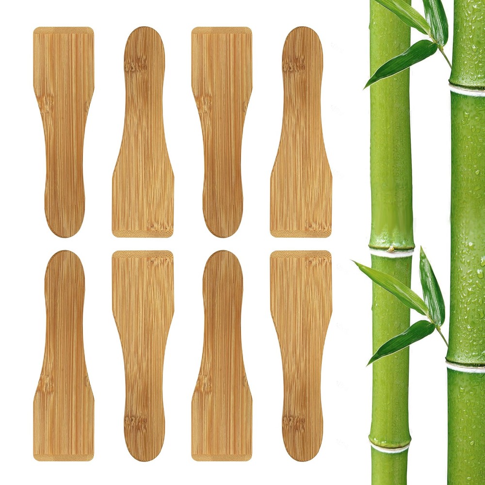 Natural Scrapers Raclette Spatulas 8pcs