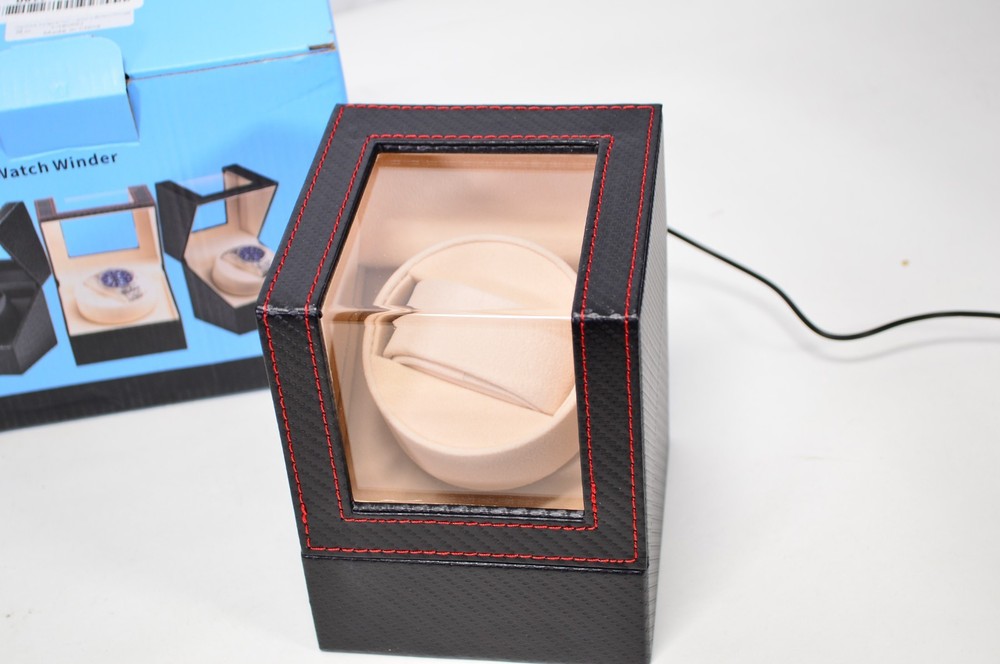 Efaithtek Black & Red Single Automatic Watch Winder