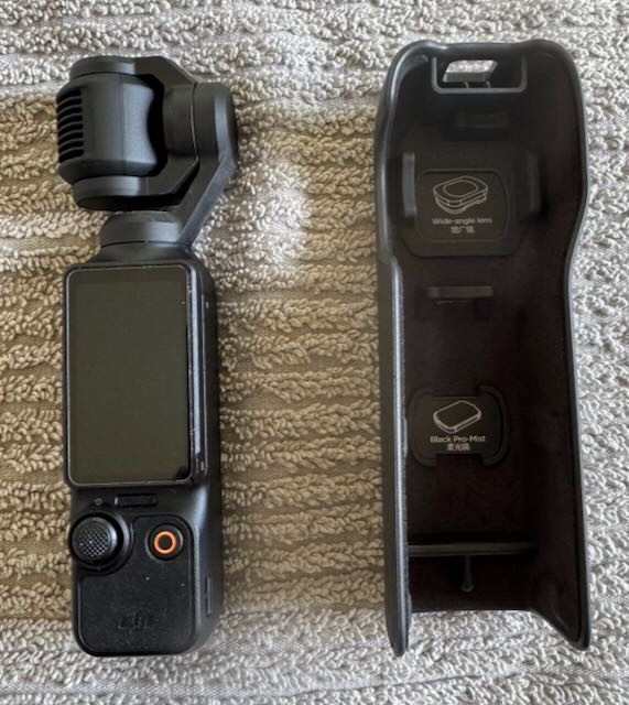DJI Osmo Pocket 3-Axis Gimbal Stabilized Handheld Camera, Many Accessories