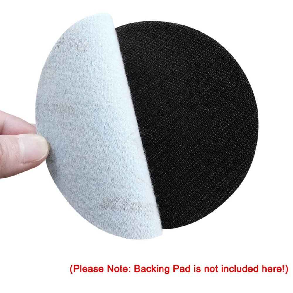 50pack 3" Aluminum Oxide White Dry Hook Loop Sanding Discs Sandpaper 180 Grit