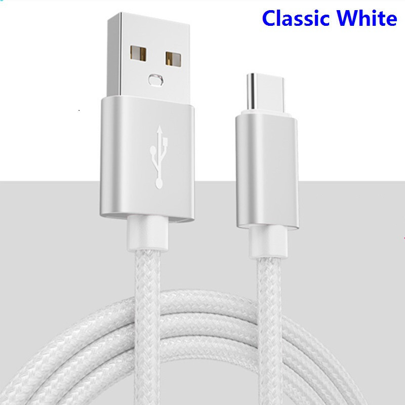 LOT 100pcs 2M Nylon Braid USB Type-C Data Charging Cable For Sony PS5 Controller