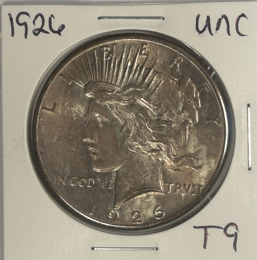 1926 Peace Silver Dollar Coin Toned
