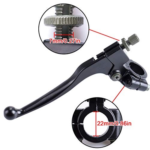 7/8" Left 22mm Clutch Brake Handle Lever Perch