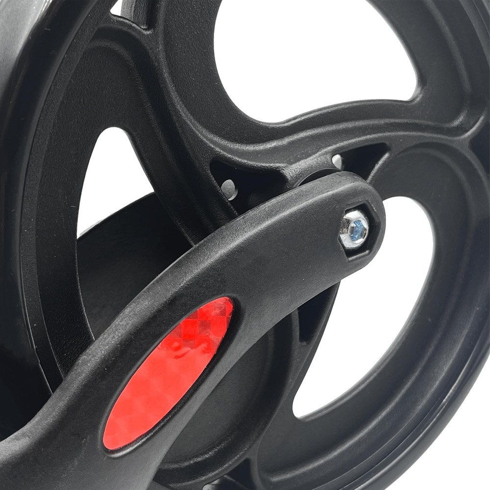 2 Pack 8 Inch Wheelchair Front Wheels Replacement with Front Fork Drive Front...