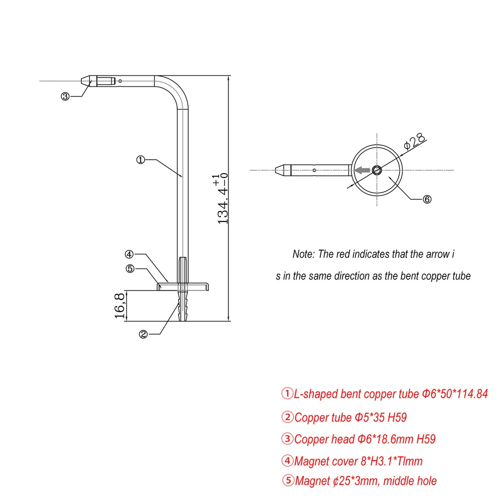 ZIBOO ASP2 Static Pressure Probes ( two-pack) ✦KD