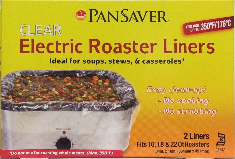 PanSaver Electric Roaster Liners. Fits 16, 18, 22 Quart Original version