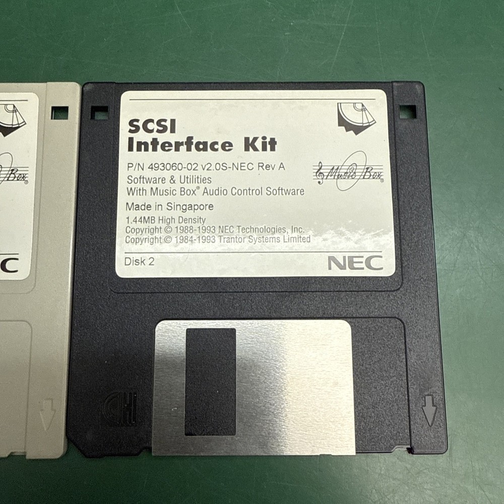 NEC SCSI Interface Kit - 3.5” Floppy Disk - Music Box -