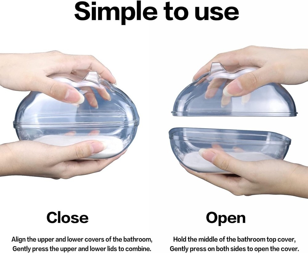 Compact Hamster Sand Bath Container - Easy to Clean, Detachable Design (S)