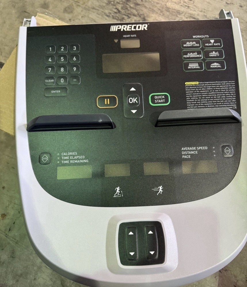 Precor Console Screen P10