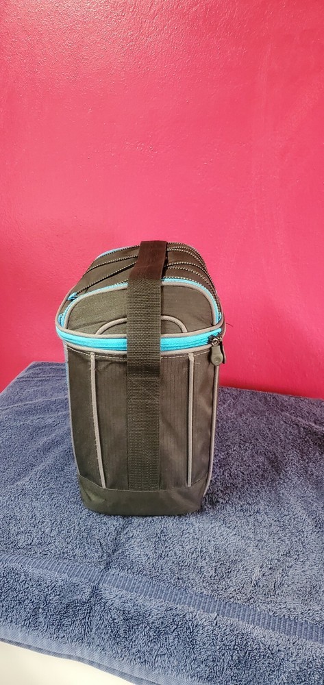 Coleman soft cooler (blue and black)