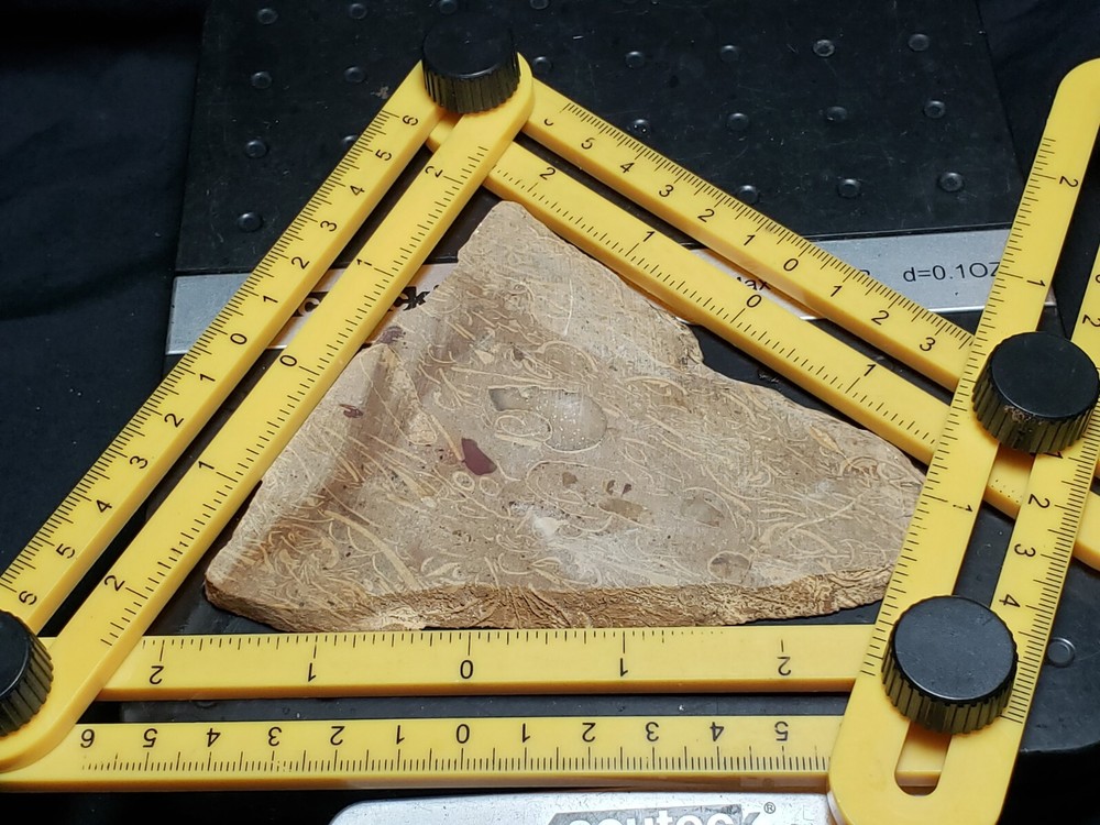 Script Stone rough slab from India (3.8 oz.)