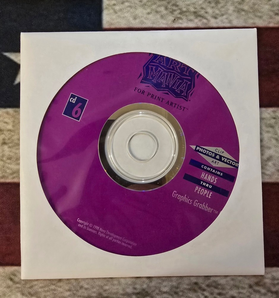 Print Artist Platinum PC CD Rom Software-Rare Vintage