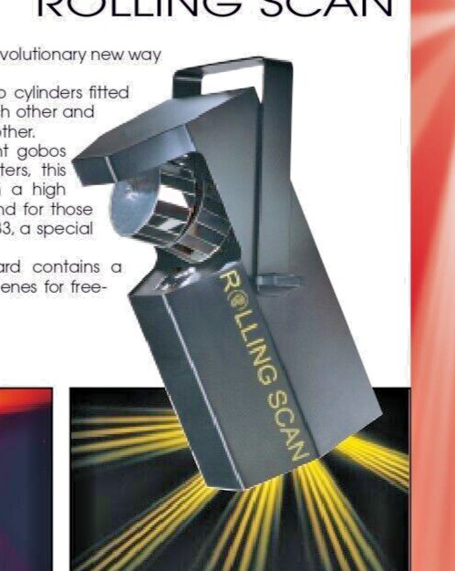 Rolling Scan Programmi Sistemi Luce (PSL) Effect Light Omnisistem RARE!