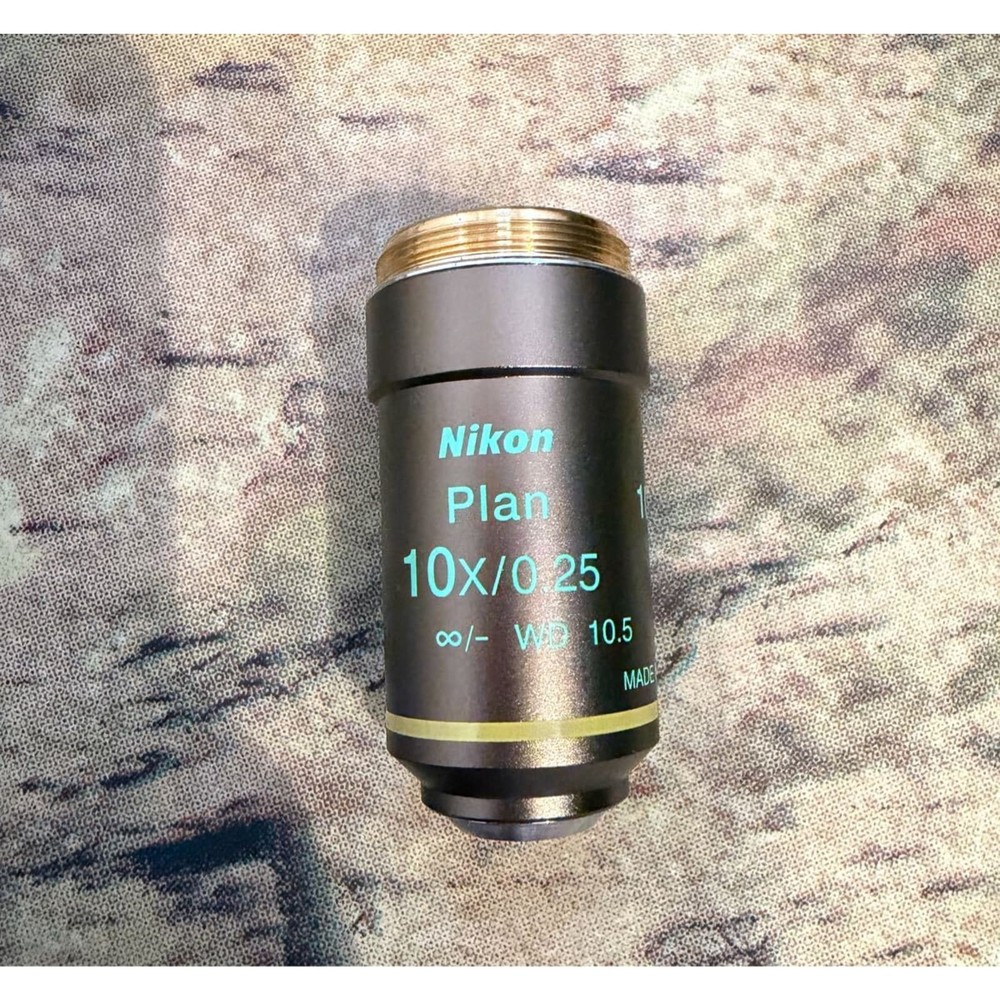 Nikon Plan 10x/0.25 WD 10.5 Microscope Objective Lens Used Untested