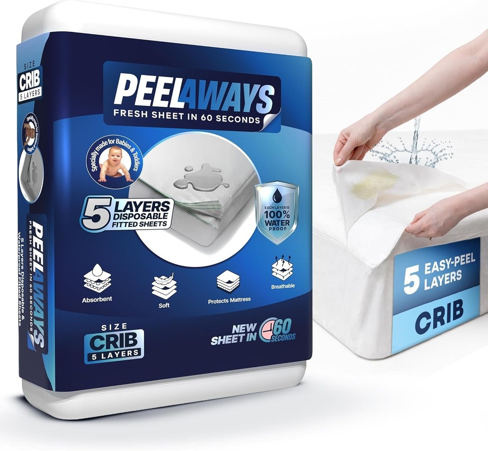 Waterproof Disposable Bed Sheets – As Seen On Shark Tank 5-Layer Absorbent