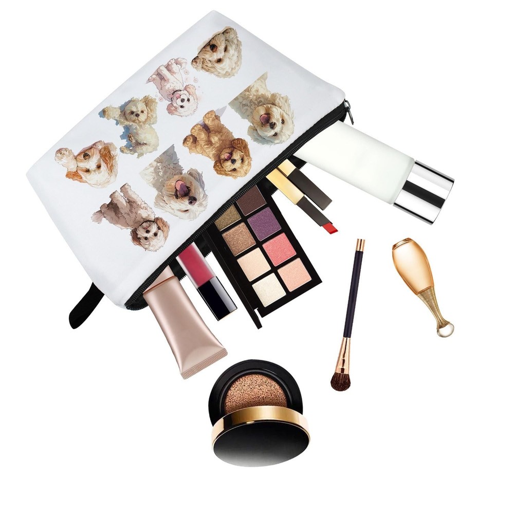 Cockapoo Gift Cockapoo Makeup Bag Cute Small Organizer Bag with Zipper Cockap...