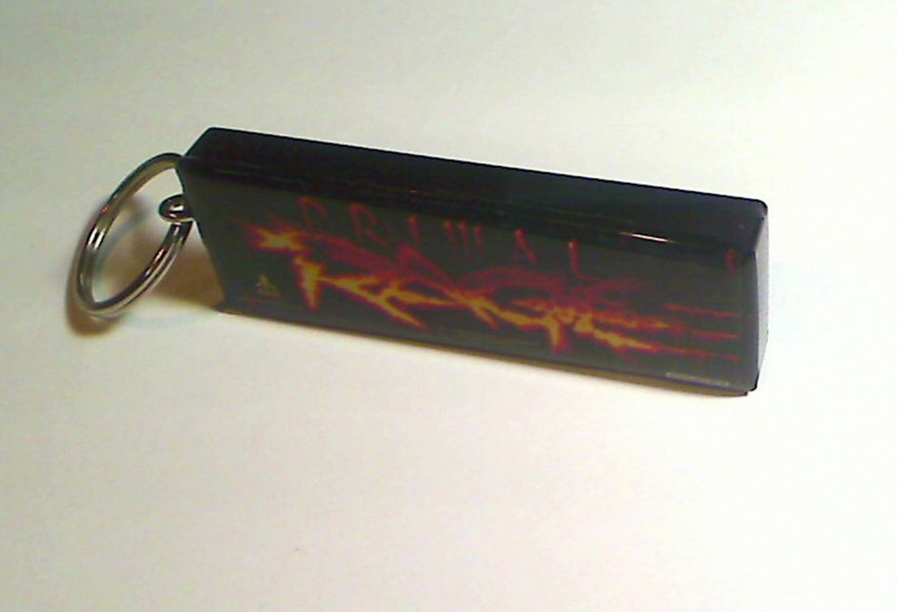 Primal Rage Arcade Marquee Coin Door accessory Keychain