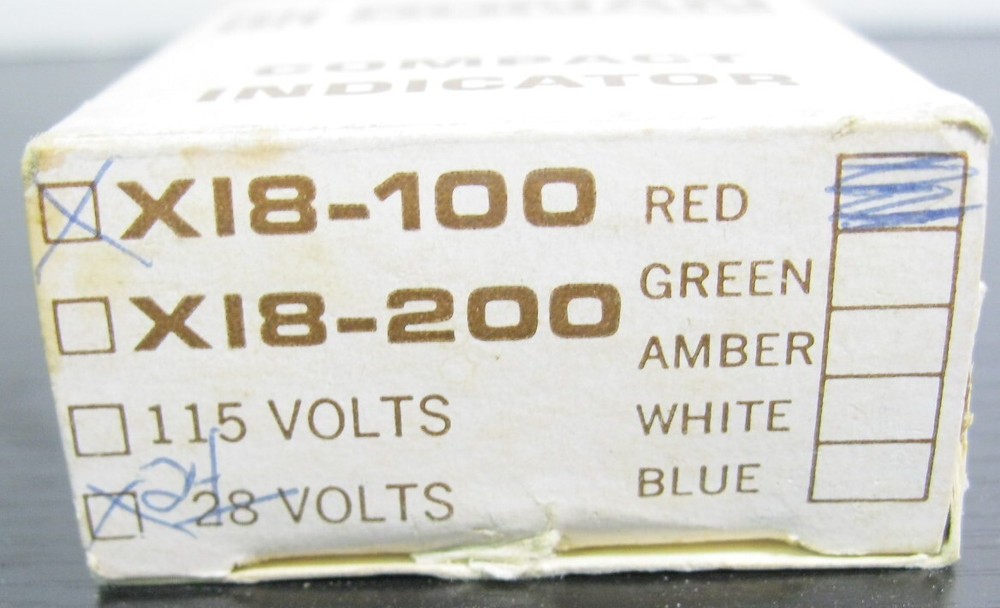 Ronan X18-100 Compact Indicator Light Red 24V