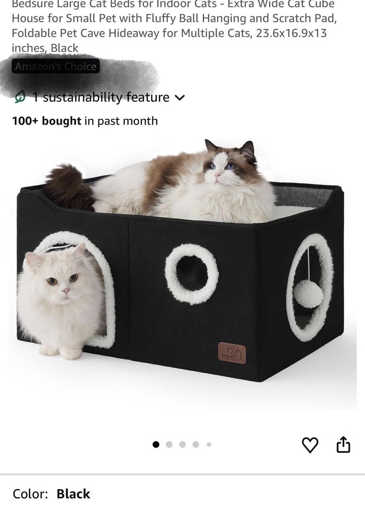 Bedsure Comfy Cat House