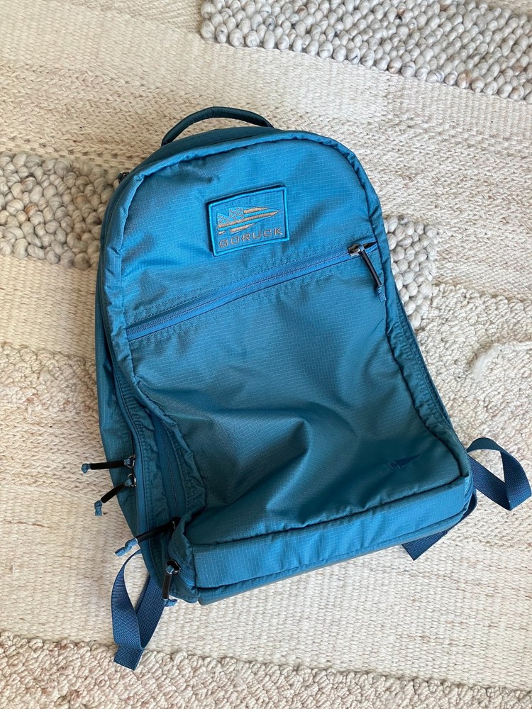 Goruck 18L Bullet Double Compartment (DC) Ripstop Robic backpack blue