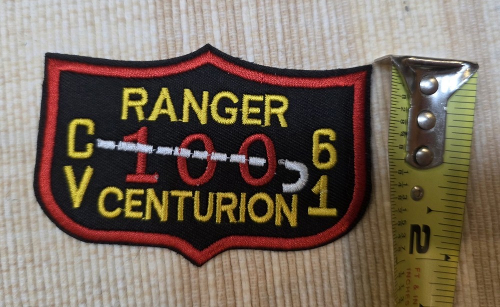 CV-61 USS Ranger 100 Centurion US Navy Squadron Flight Suit Jacket Patch