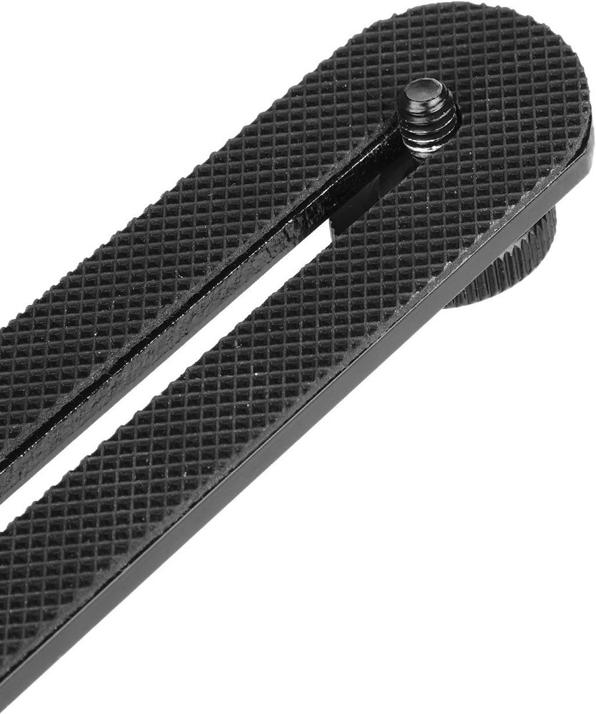 Versatile 10.6'' Dual Camera Flash Bracket with Adjustable Length