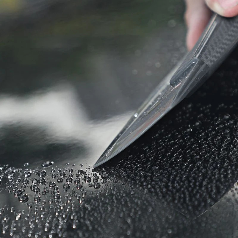 Soft Silicone Car Water Squeegee Non-Scratch Drying Blade Window Wrap Tool