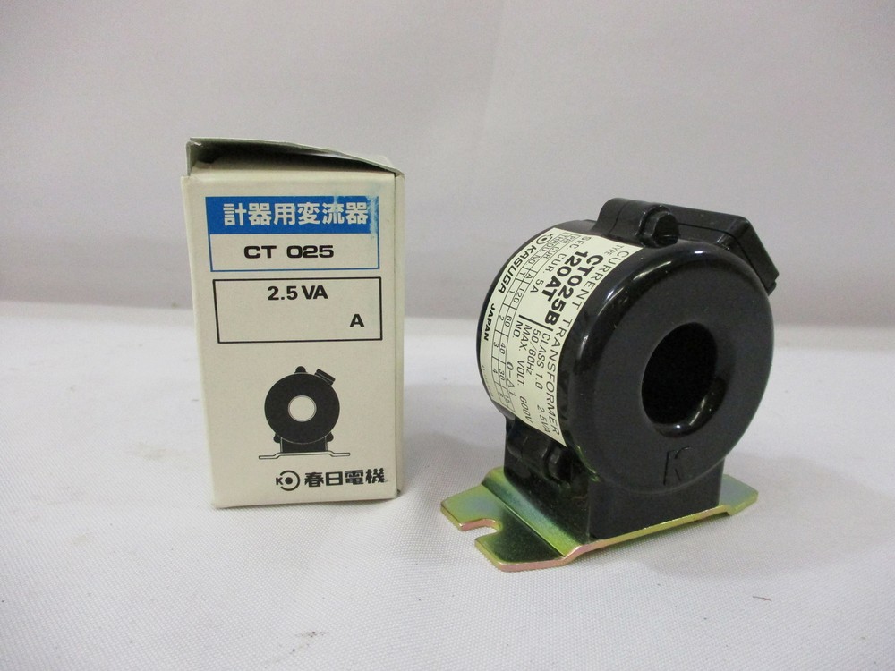 *NEW* KASUGA CT025B CURRENT TRANSFORMER 5A 600V