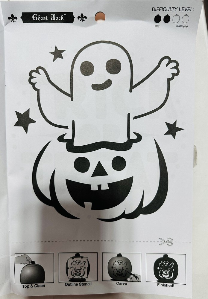 4-Tools & 8 Patterns Halloween Pumpkin Carving Kit - Hyde & EEK! Boutique™