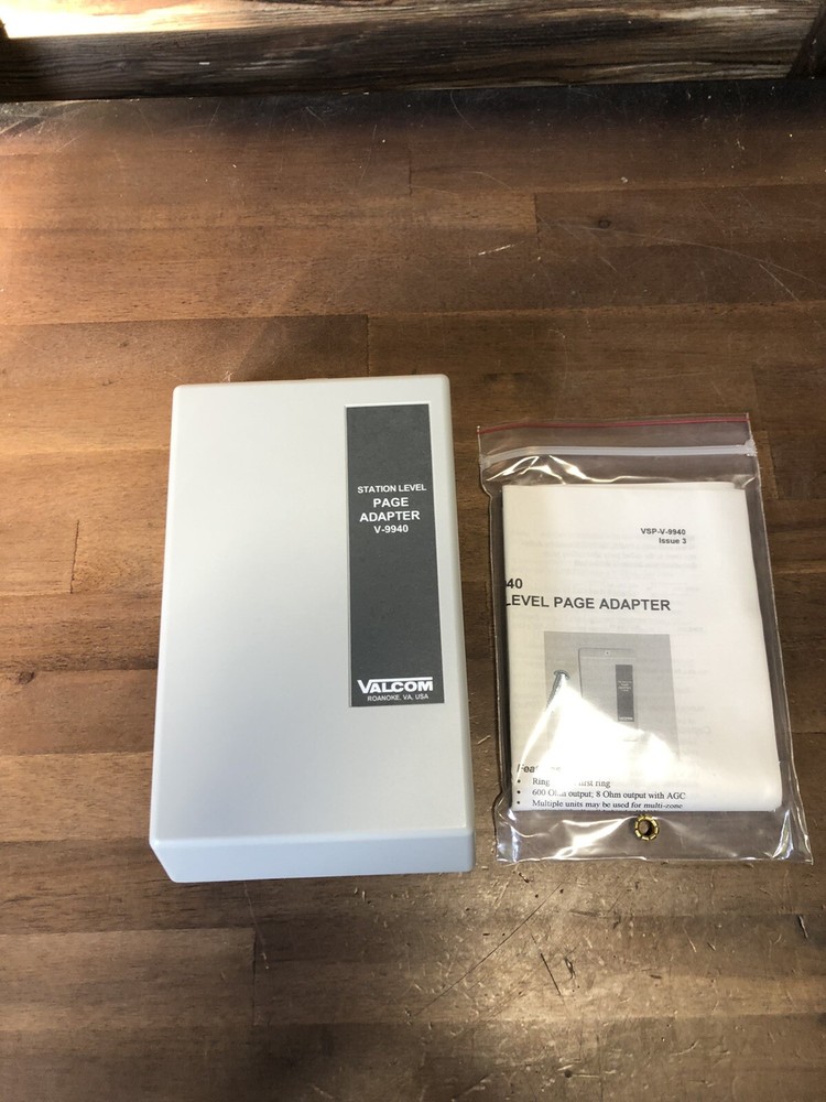 Valcom V-9940 Level Page Adapter - White/Gray